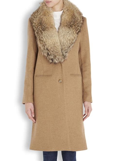 michael kors camel shoes|michael kors wool coat.